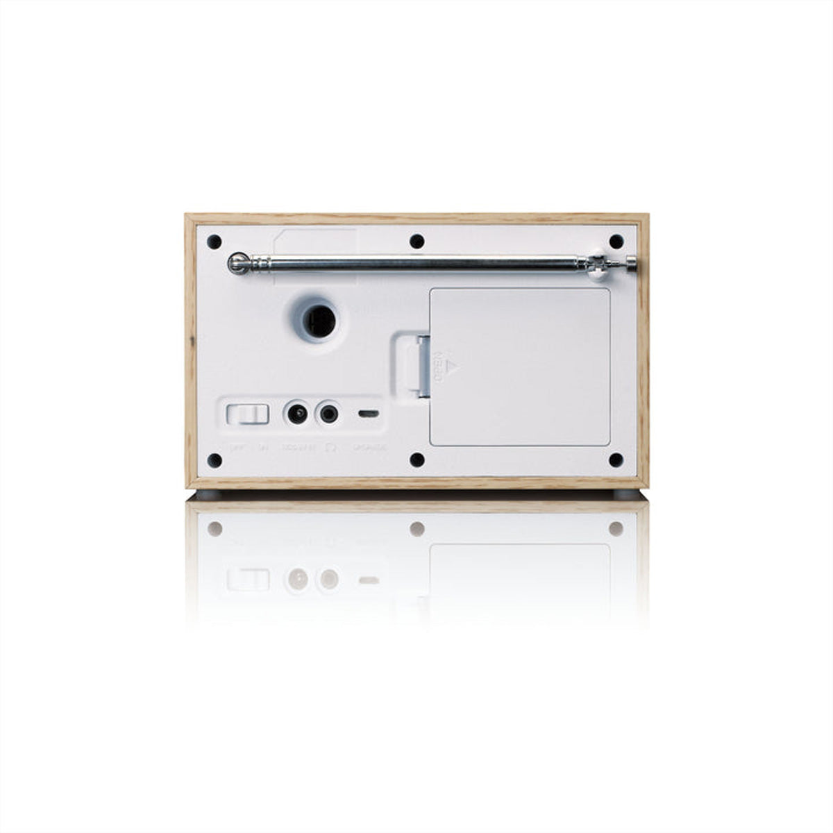Lenco DAR-017WD – DAB+/UKW-Tischradio, Bluetooth – Holzfarben