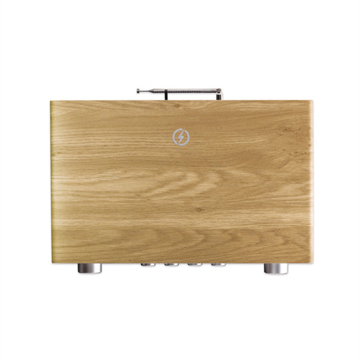 Lenco DAR-281WDSI – Micro HiFi-Anlage, DAB+/FM, CD, Bluetooth, Qi-Laden – Silber