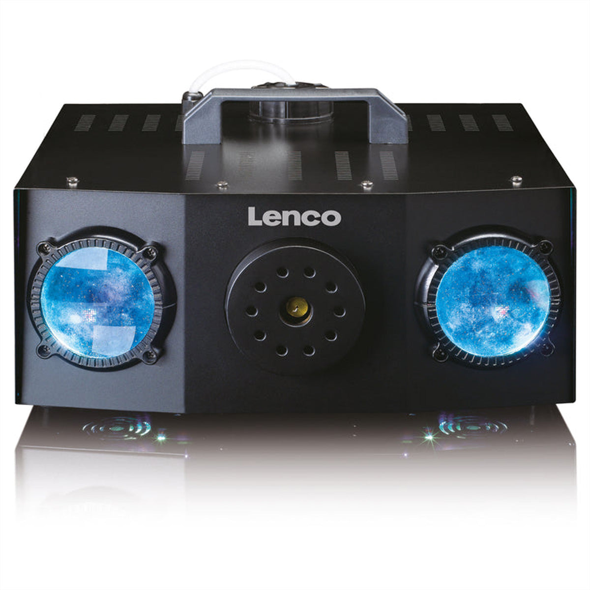 Lenco LFM-220BK – LED Vernebler, 900 W, 1 L Tank – Schwarz