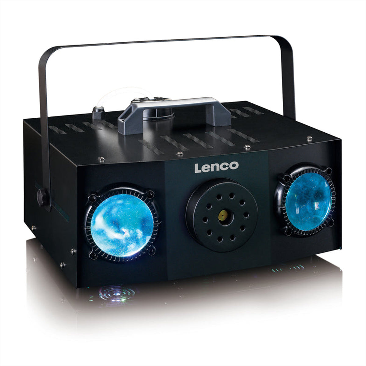 Lenco LFM-220BK – LED Vernebler, 900 W, 1 L Tank – Schwarz