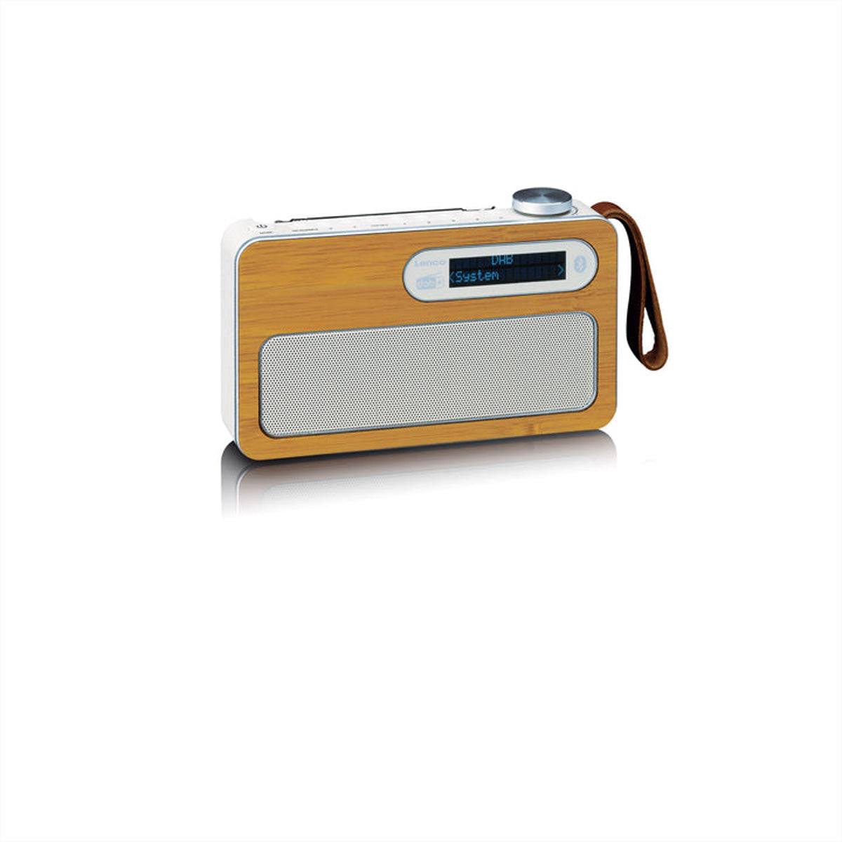 Lenco PDR-040EF – DAB+/UKW-Tischradio, Bluetooth – Grau