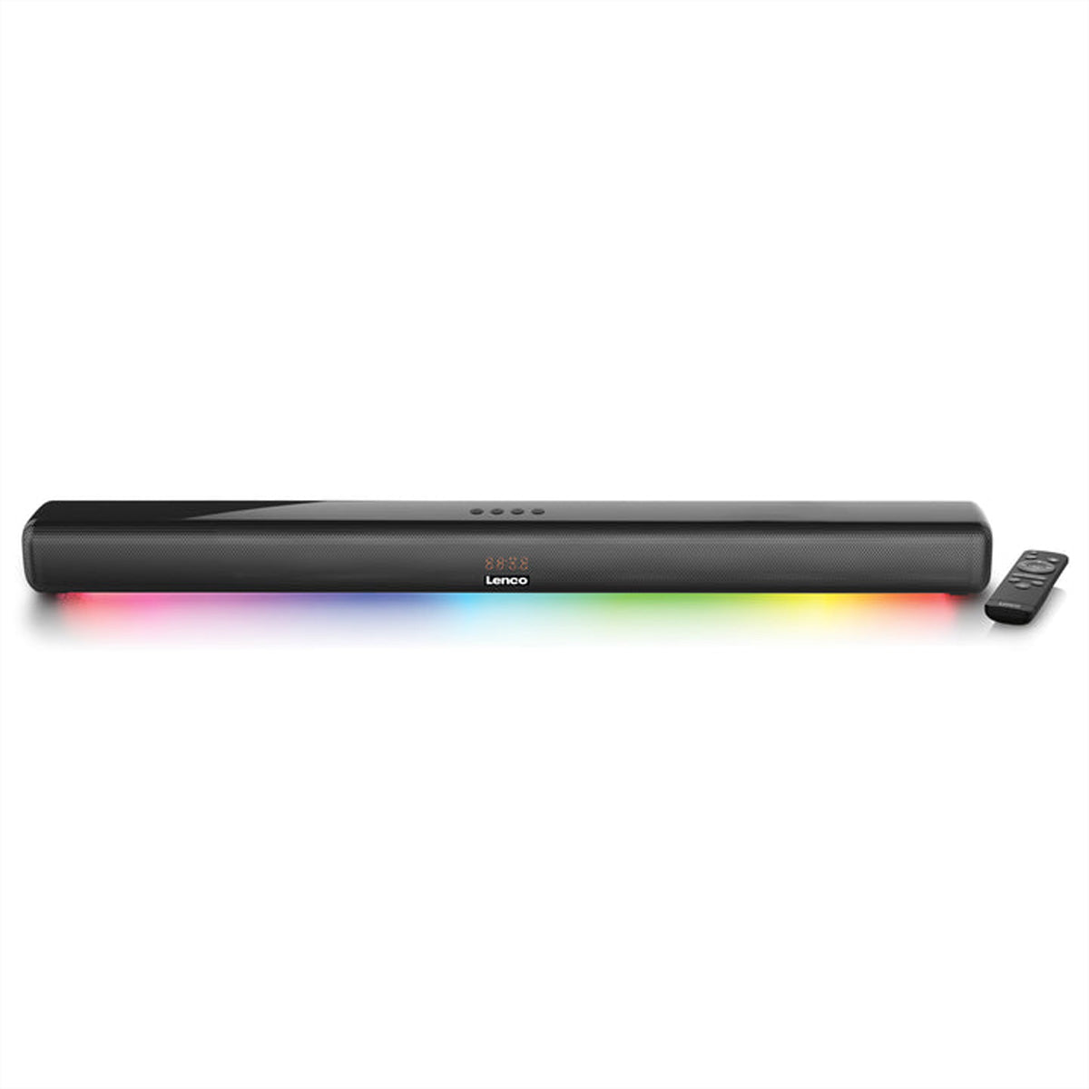 Lenco SB-042LEDBK – Soundbar – 2.0, 40 W, Bluetooth 5.0, ARC, Schwarz