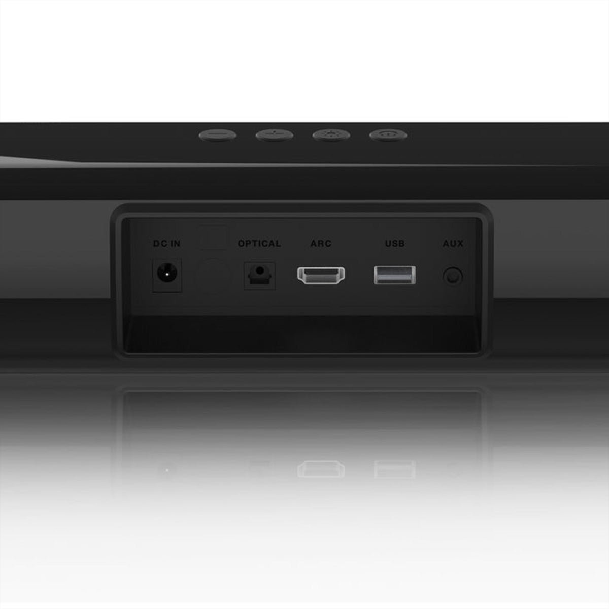 Lenco SB-042LEDBK – Soundbar – 2.0, 40 W, Bluetooth 5.0, ARC, Schwarz