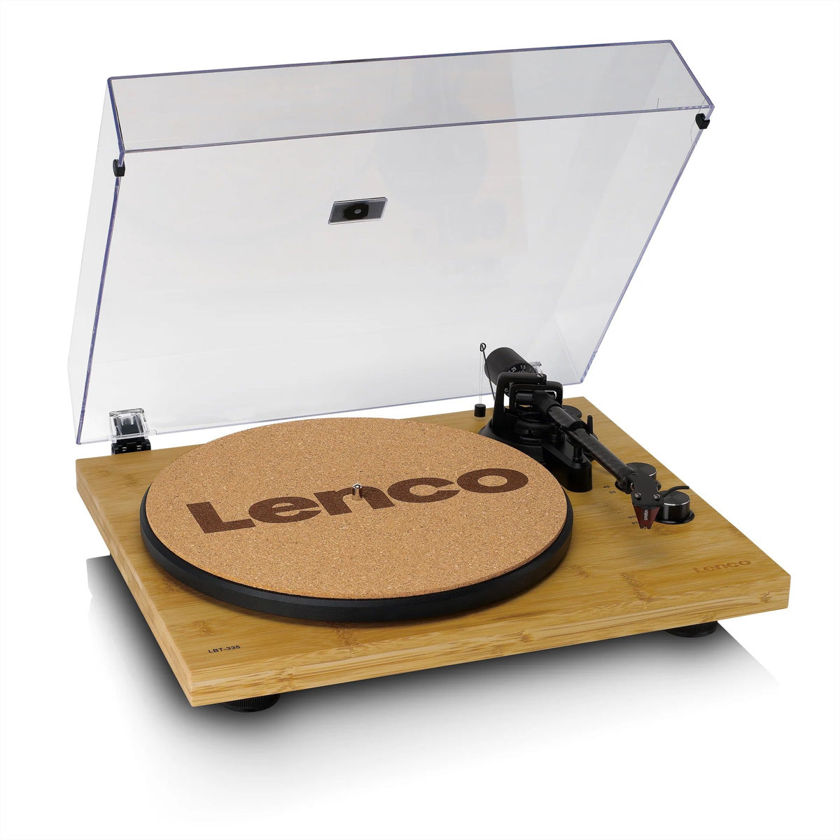 Lenco TTA-030CO – Korkmatte – für Plattenspieler (Ø 29,2 cm) – Kork, 3 mm – Gelb