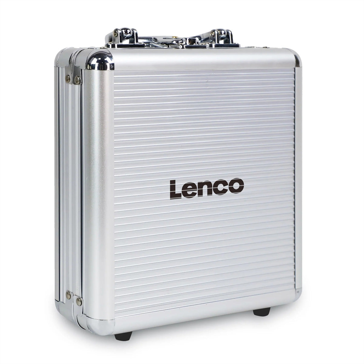 Lenco TTA-12IN1PRO Deluxe – Plattenspieler-Zubehörset – Aluminiumkoffer – Silber