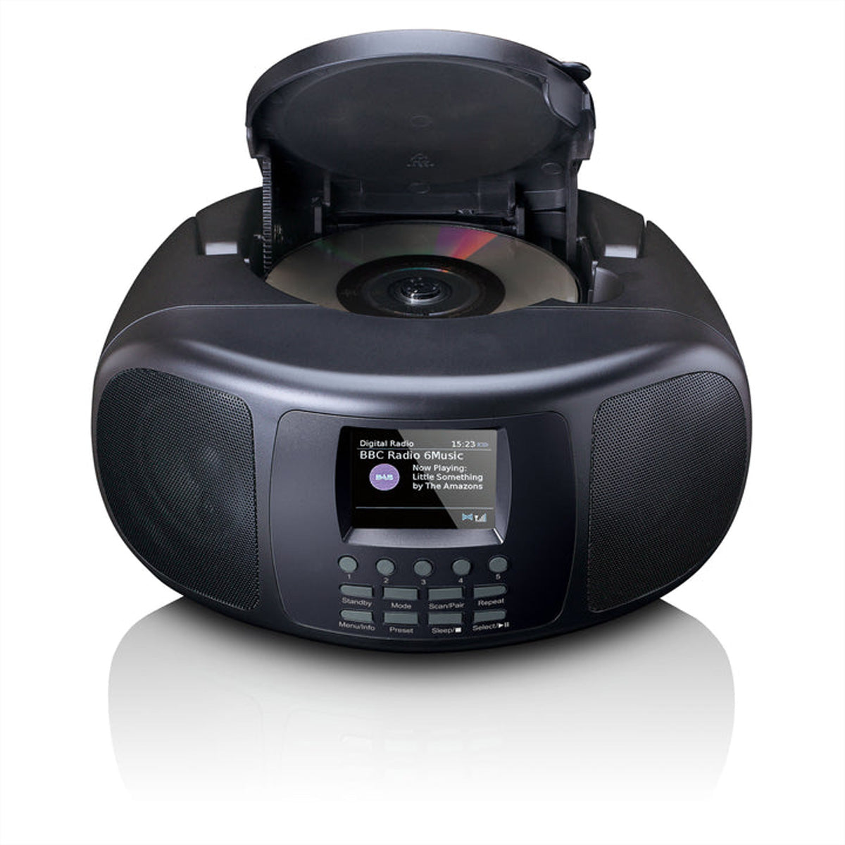 Lenco SCD-6000BK – Internetradio, DAB+/UKW, CD, Bluetooth – Schwarz