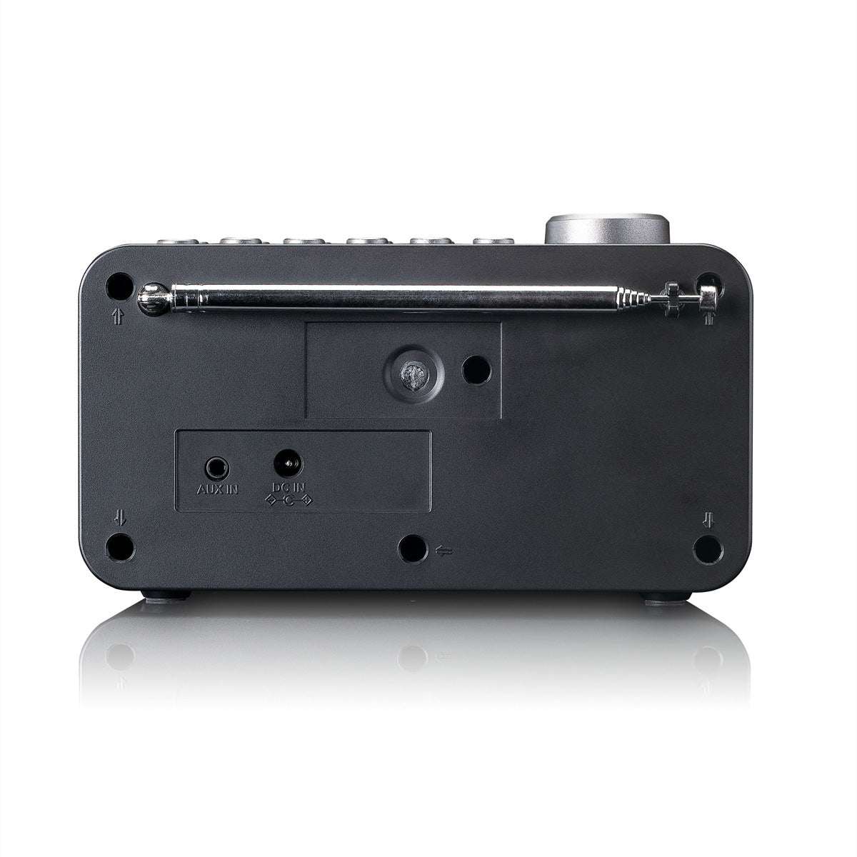 Lenco CR-625BK – DAB+/FM Radiowecker, Bluetooth, Qi-Laden – Schwarz