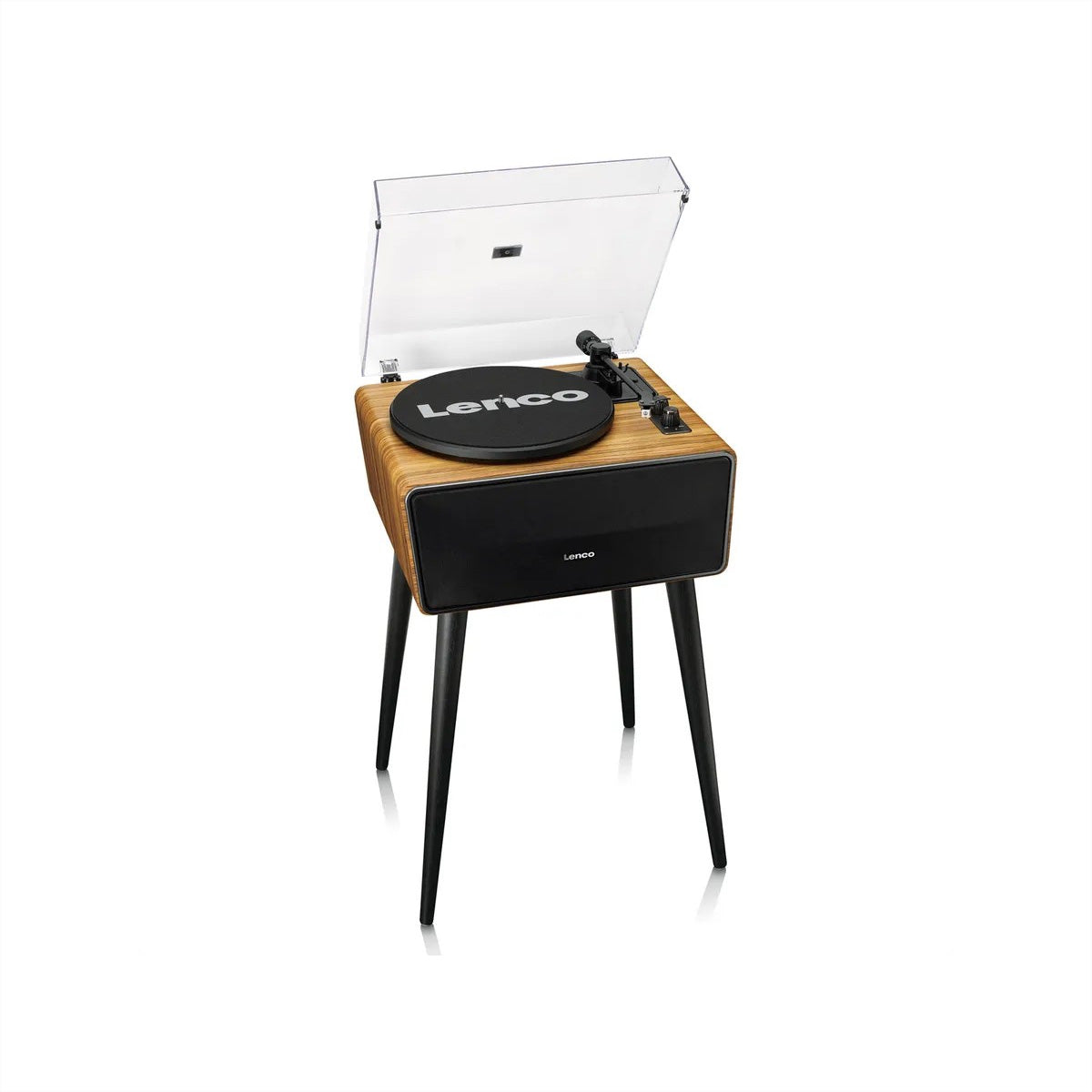 Lenco LS-570OK – Plattenspieler (Riemenantrieb, Start-Stop-Betrieb), Bluetooth 5.0, Phono-Vorverstärker, 33⅓/45 U/min