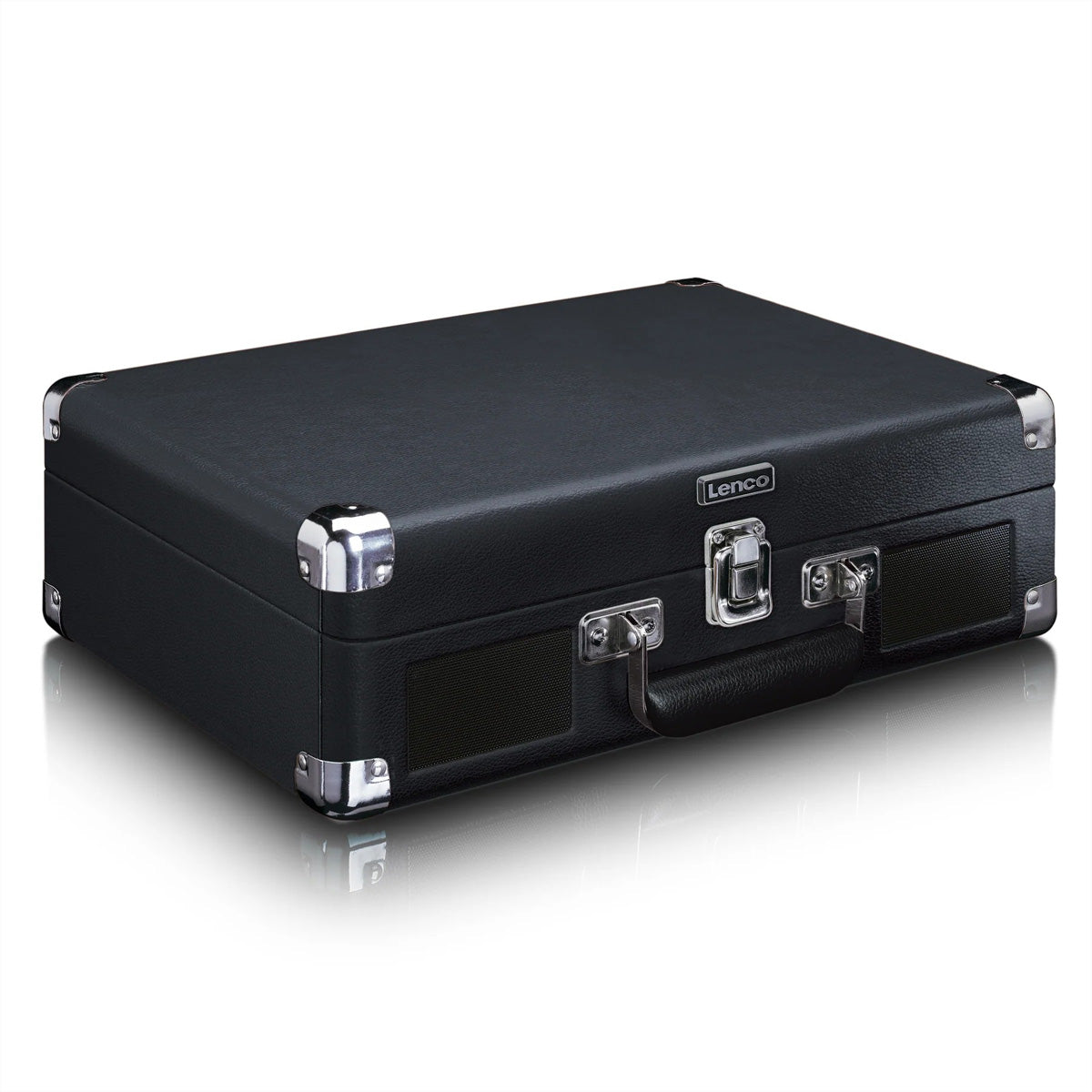 Lenco TT-115BK – Plattenspieler (Riemenantrieb, manuell), Bluetooth 5.0, Phono-Vorverstärker, 33⅓/45/78 U/min – Schwarz