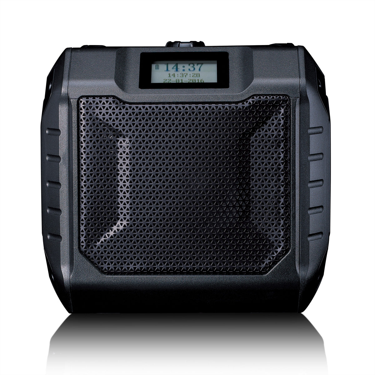 Lenco ODR-160GY – Baustellenradio DAB+/UKW, Bluetooth, IPX5, 20 h Akku – Schwarz