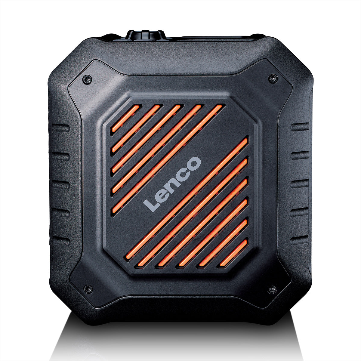 Lenco ODR-160GY – Baustellenradio DAB+/UKW, Bluetooth, IPX5, 20 h Akku – Schwarz