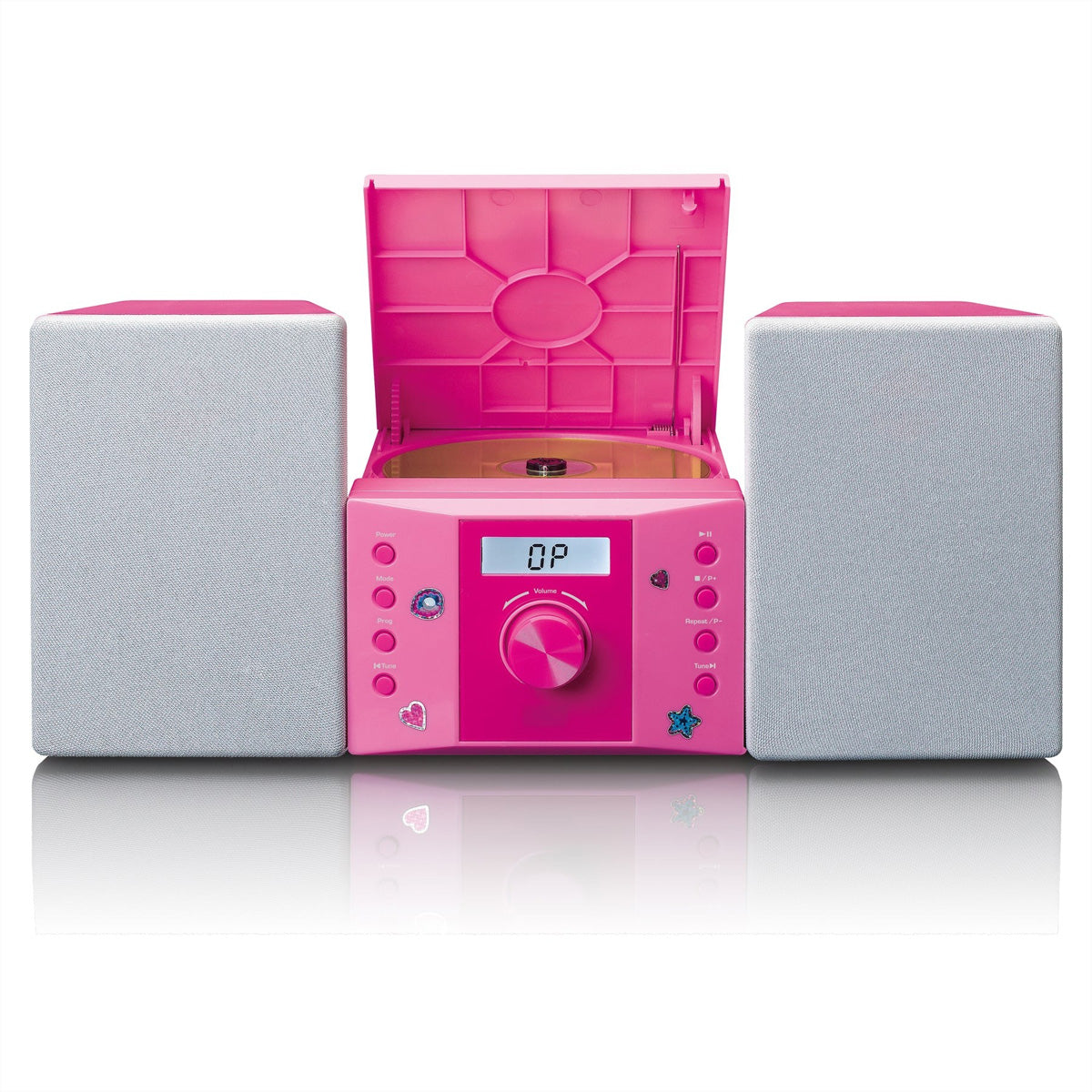 Lenco MC-013PK – Micro HiFi-Anlage, UKW, CD – Pink