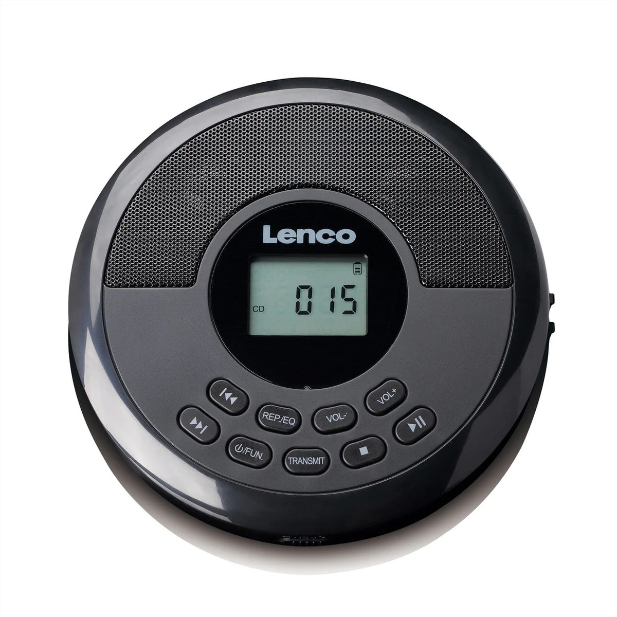 Lenco CD-340BK – Portabler CD-Player, Bluetooth, 5 h Akku – Schwarz