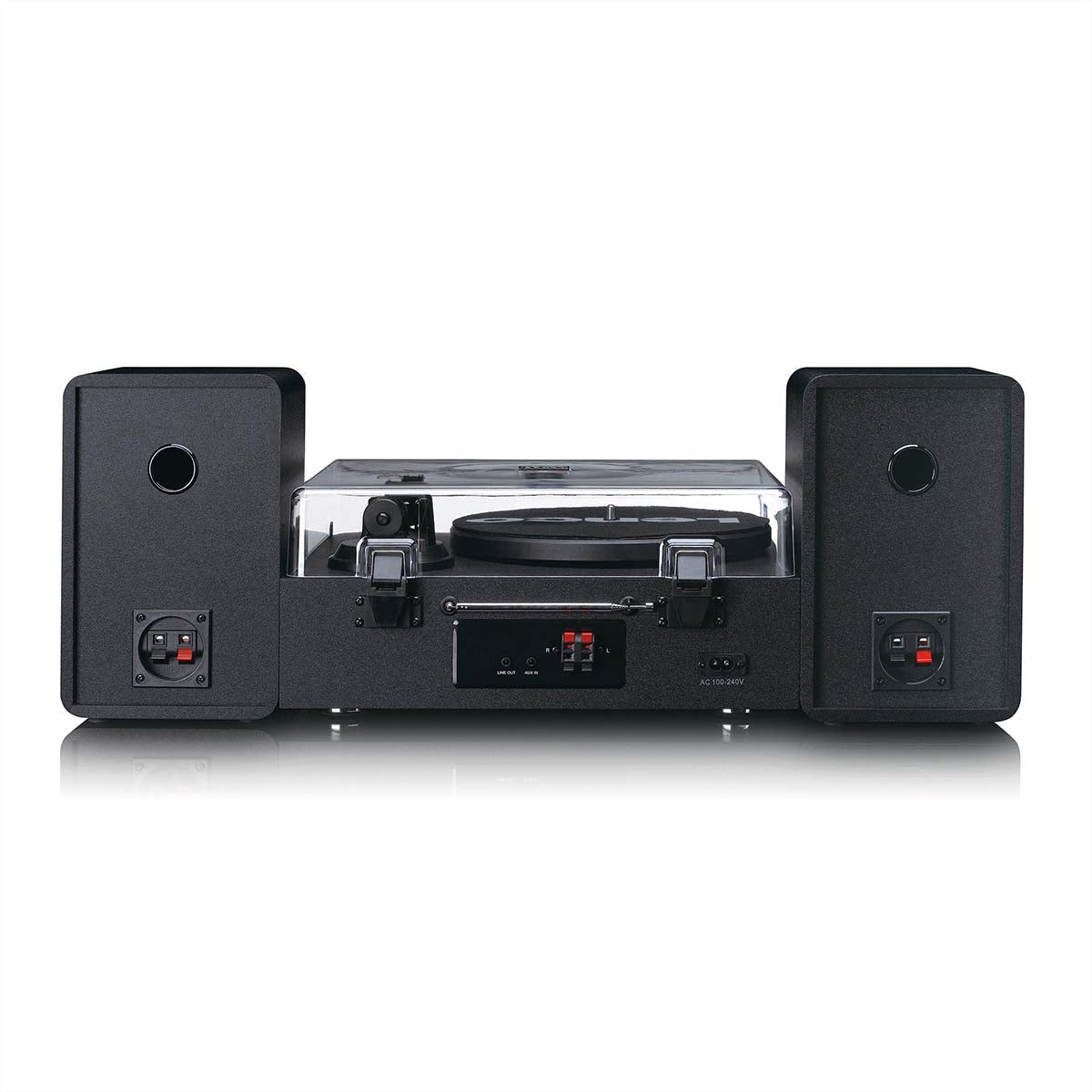 Lenco MC-760BK – Micro HiFi-Anlage, Internetradio, DAB+/UKW, CD, Bluetooth, WLAN, 60 W – Schwarz