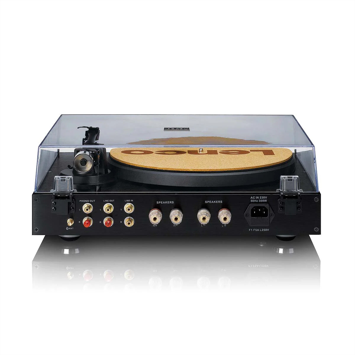 Lenco LS-700 – Plattenspieler (Riemenantrieb, manuell), Bluetooth, 33⅓/45 U/min – Schwarz