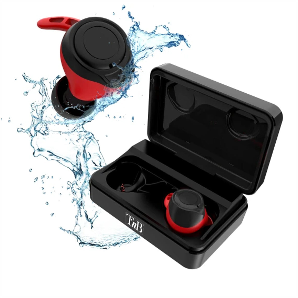 T'nB Xtremework TWS In-Ear – mit Ladecase, Schwarz, BT 5.0