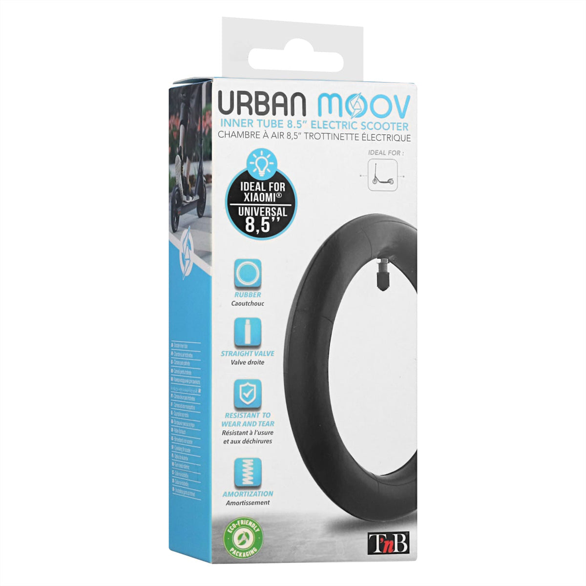 T'nB Schlauch für Elektroroller – für Xiaomi M365 / M365 Pro – 8,5" – 1 Stk. – gerades Ventil