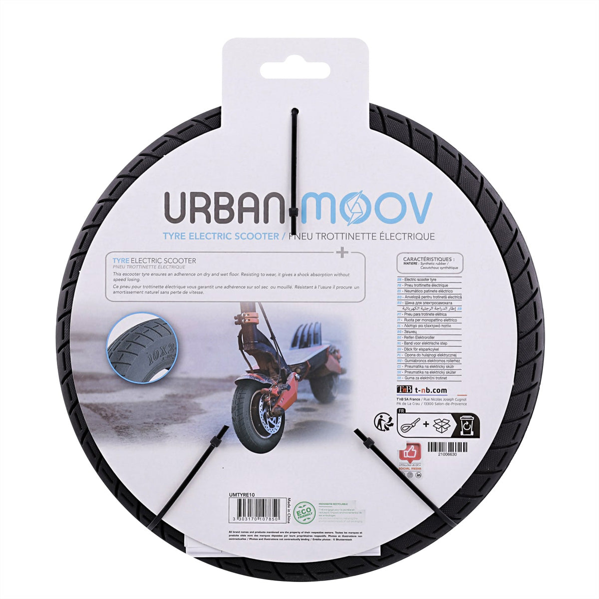 T'nB Reifen – für Elektroroller – 10" – 1 Stk.