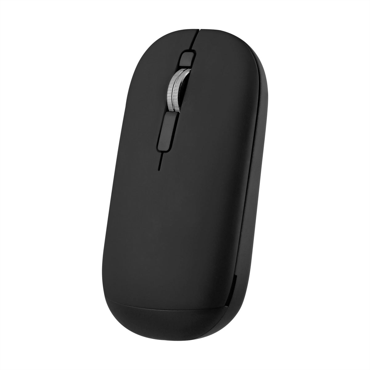 T'nB iClick Dual Connect – Maus – Kabellos (Bluetooth/2,4 GHz), 1200 DPI, beidhändig, Schwarz
