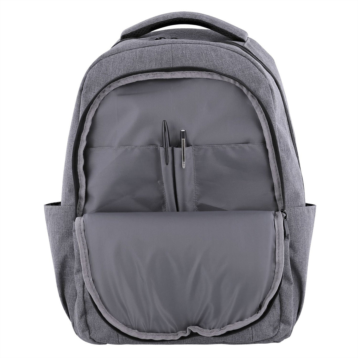 T'nb Notebook-Rucksack bis 15" – gepolstert, 75 % RPET – Grau