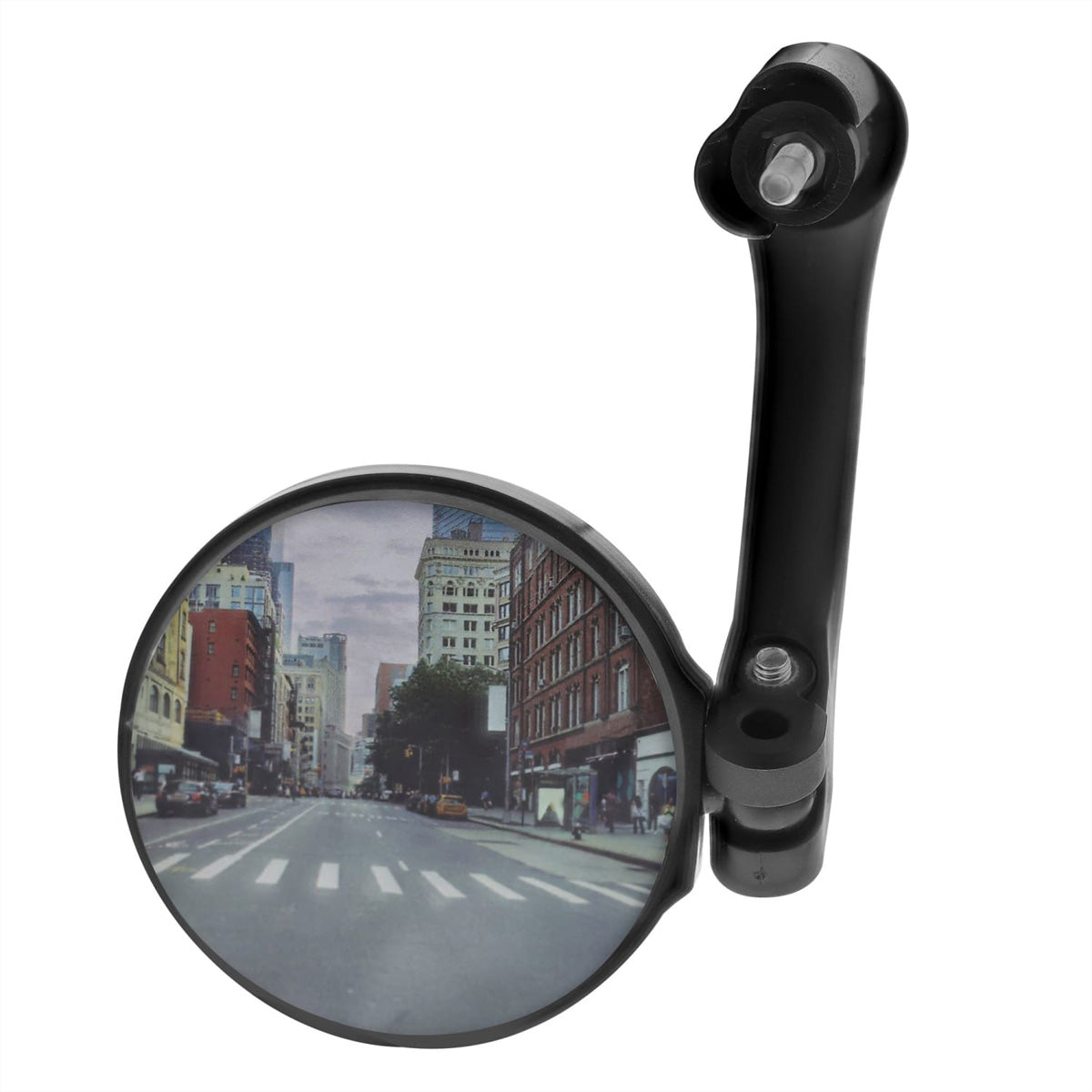 T'nB Lenkerendspiegel – Ø 70 mm, 360° verstellbar – für Lenker Ø 25 mm – schwarz – 1 Stk.