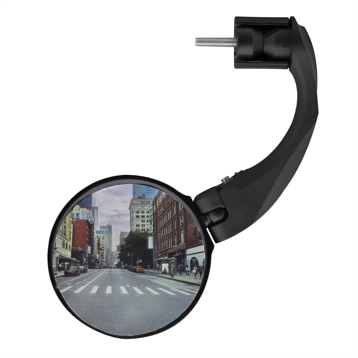 T'nB Lenkerendspiegel – Ø 70 mm, 360° verstellbar – für Lenker Ø 25 mm – schwarz – 1 Stk.