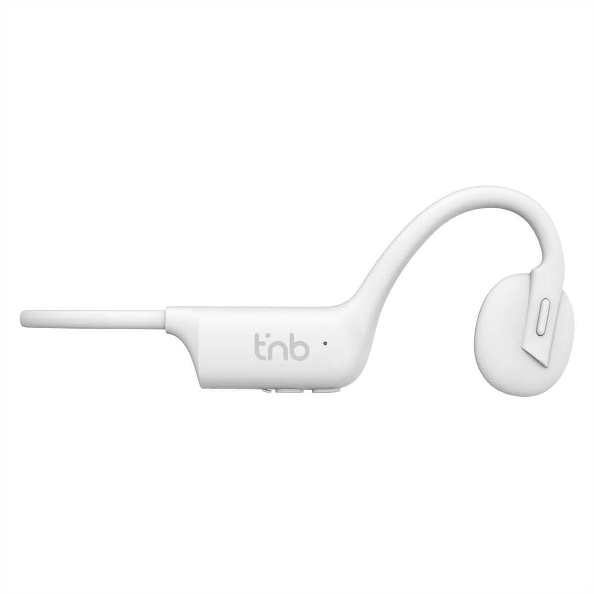 T'nB Energy Bone Knochenleitungs-Sportkopfhörer – Ohrbügel, BT, IPX4, Weiss