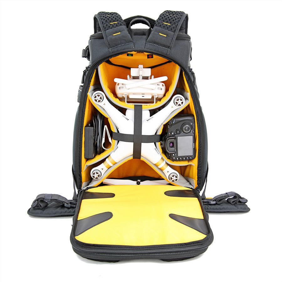 Vanguard Alta Sky 53 Rucksack – 1–2 DSLR, 6–8 Objektive – für 17″ Notebook – Grau