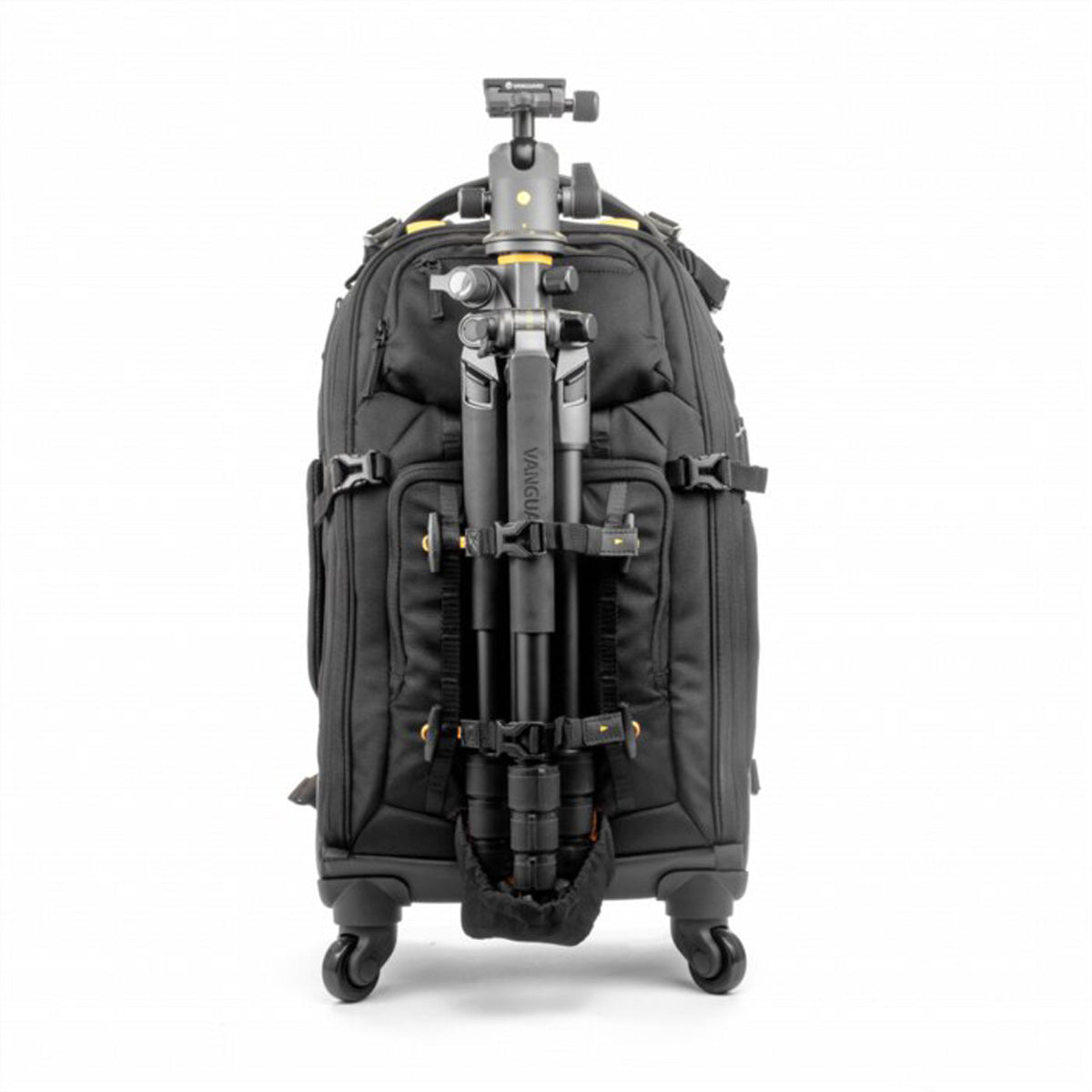 Vanguard Alta Fly 58T Trolley-Rucksack – für 1–2 Pro-DSLRs, 4–6 Objektive – 14″ Laptop-Fach – Schwarz