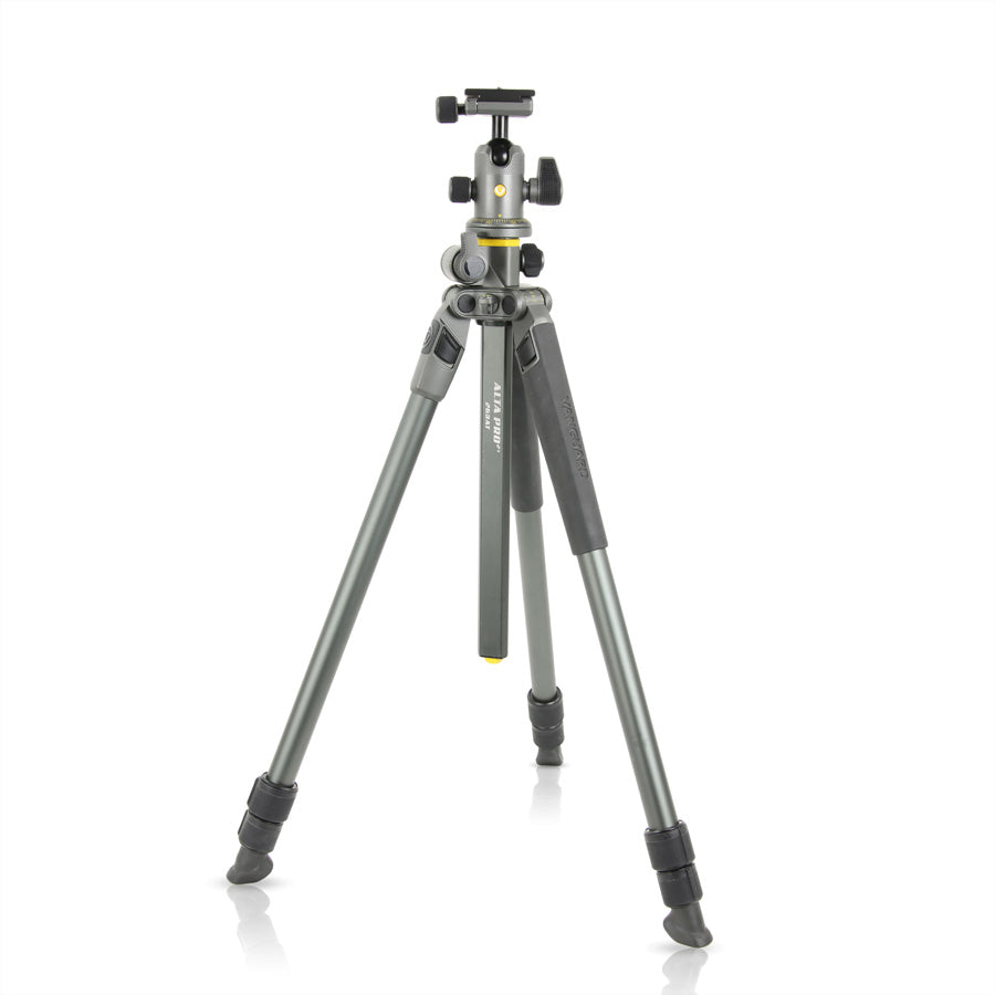 Vanguard Alta Pro 2+ 263AB100 Stativ – 173,4 cm – 7 kg – 3 Abschnitte, Twist-Lock – Grau