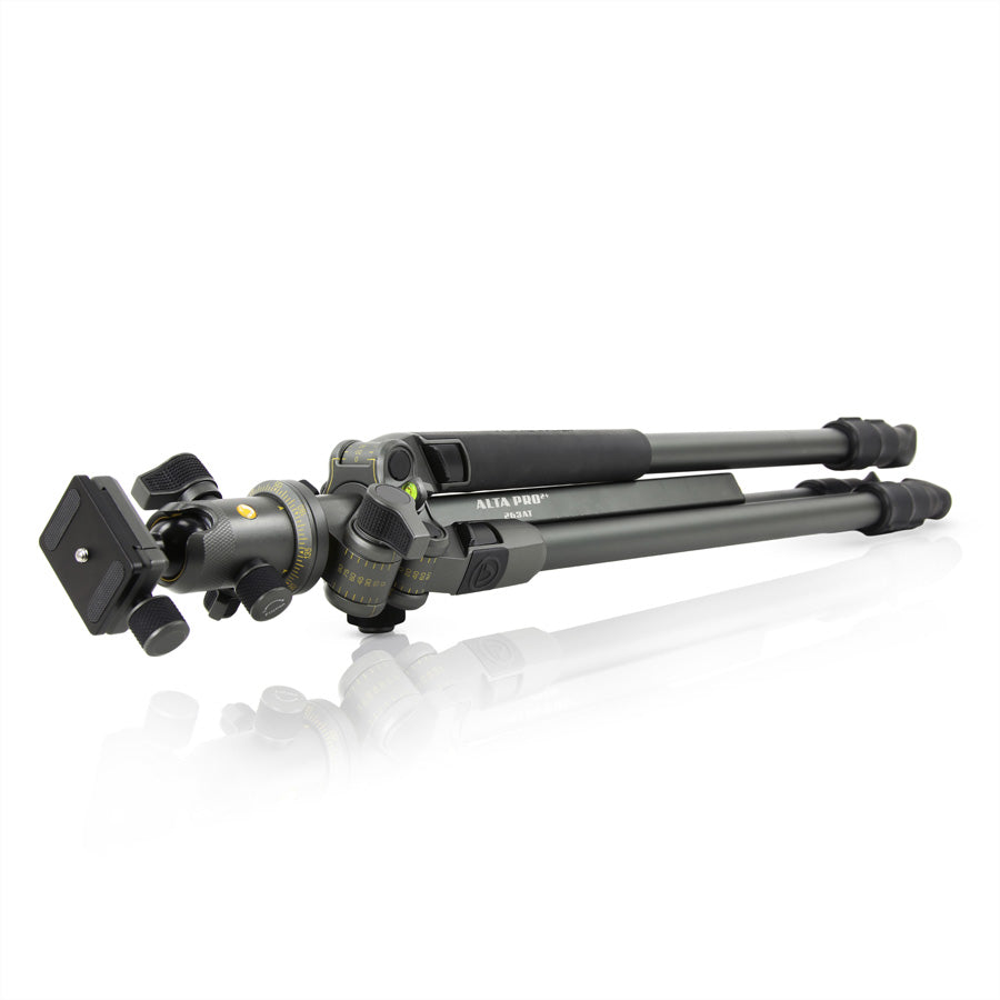 Vanguard Alta Pro 2+ 263AB100 Stativ – 173,4 cm – 7 kg – 3 Abschnitte, Twist-Lock – Grau