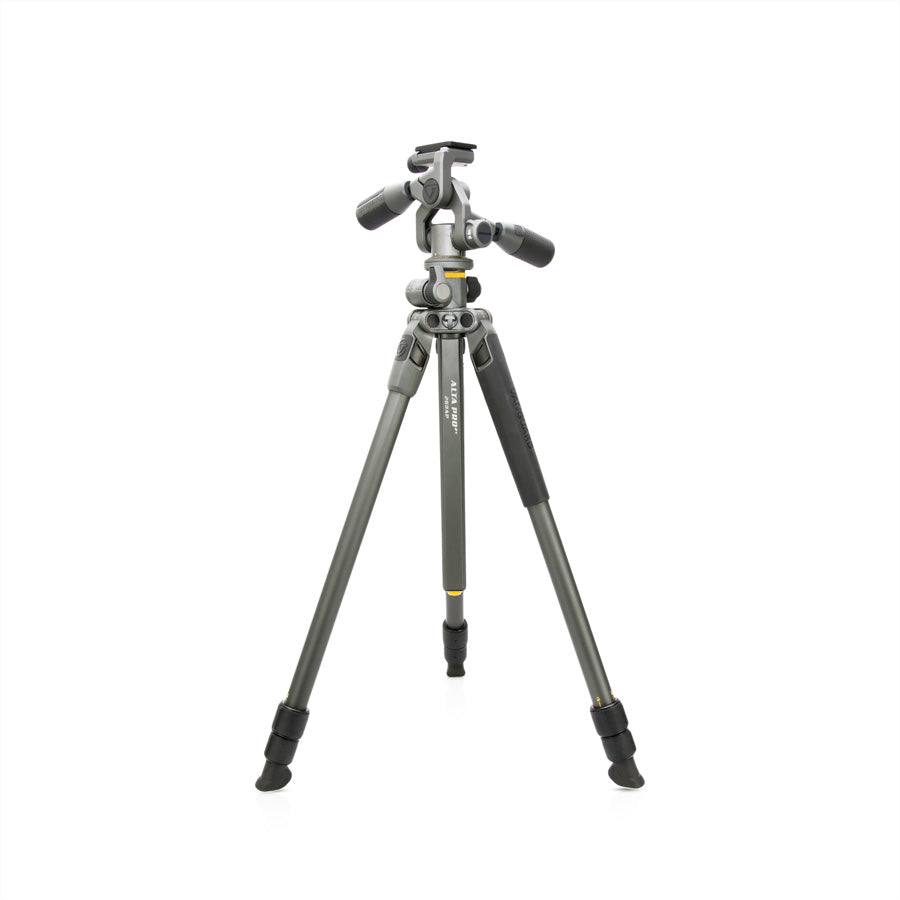 Vanguard Alta Pro 2+ 263AP Stativ – Aluminium, 26 mm, 3 Abschnitte, 175,2 cm, Traglast 5 kg – Grau