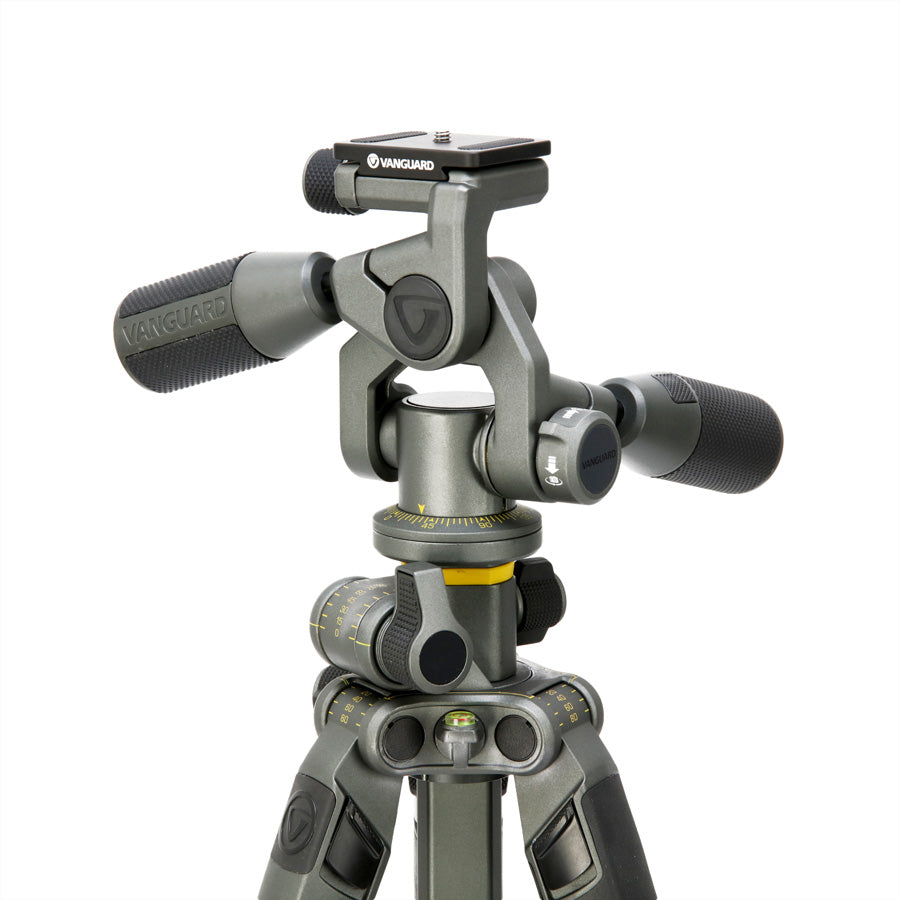 Vanguard Alta Pro 2+ 263AP Stativ – Aluminium, 26 mm, 3 Abschnitte, 175,2 cm, Traglast 5 kg – Grau