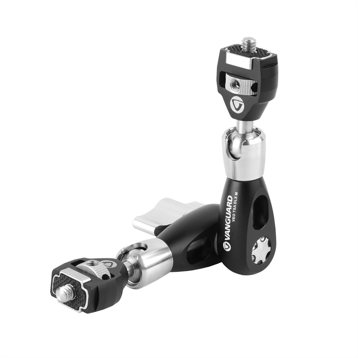Vanguard VEO TSA DLX M Stützarm – 3 kg, 113–180 mm – für 1/4"/3/8"-Gewinde – Silber