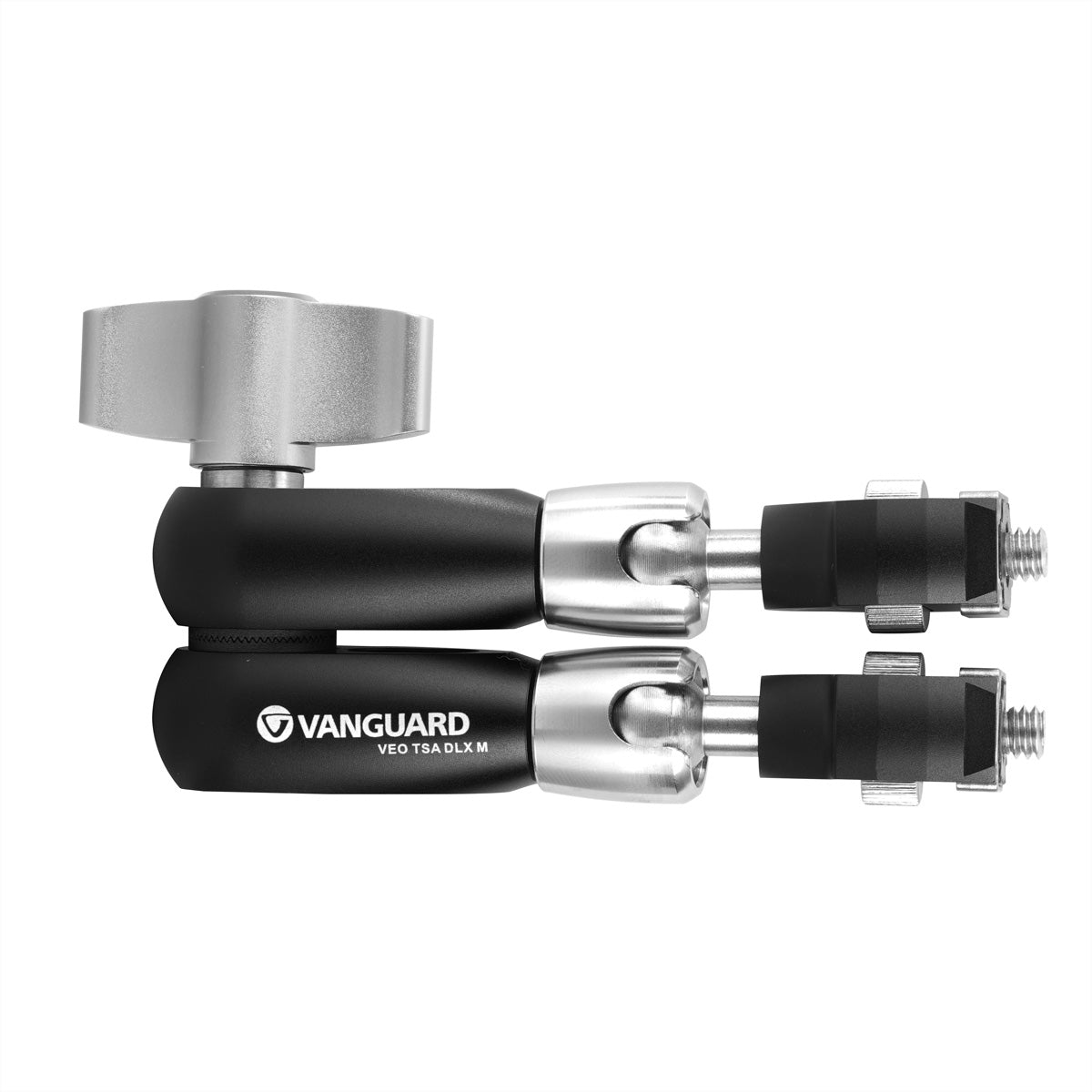 Vanguard VEO TSA DLX M Stützarm – 3 kg, 113–180 mm – für 1/4"/3/8"-Gewinde – Silber