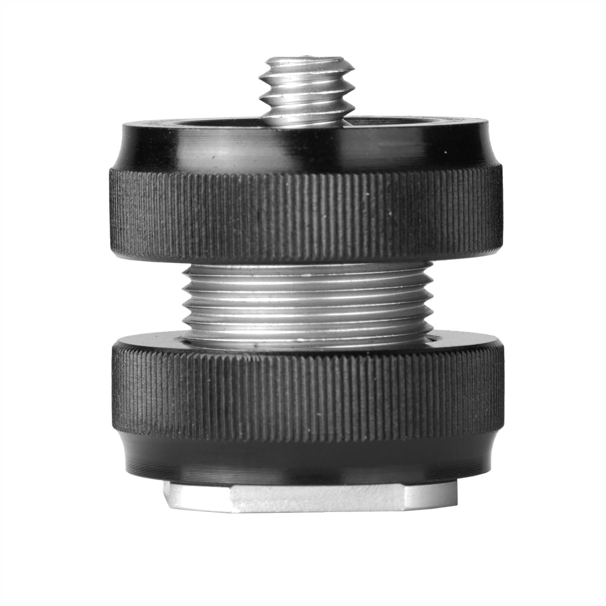 Vanguard VEO CSM Kaltschuhhalterung – 1/4"-Gewinde, 25 × 30 mm, CNC-gefrästes Aluminium – für Blitzschuhe – Si