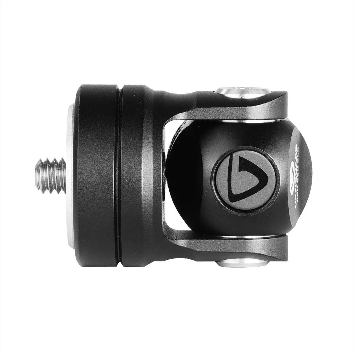Vanguard VEO CSM DLX Kaltschuhhalterung – CNC Aluminium, 1/4" Gewinde, verstellbar ±90° – für Blitzschuhe
