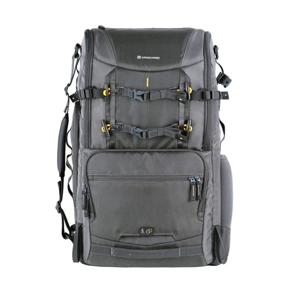 Vanguard Alta Sky 68 Kamerarucksack – für Supertele bis 800 mm f/5,6, 16" Laptop – 595 × 340 × 180 mm – Grau