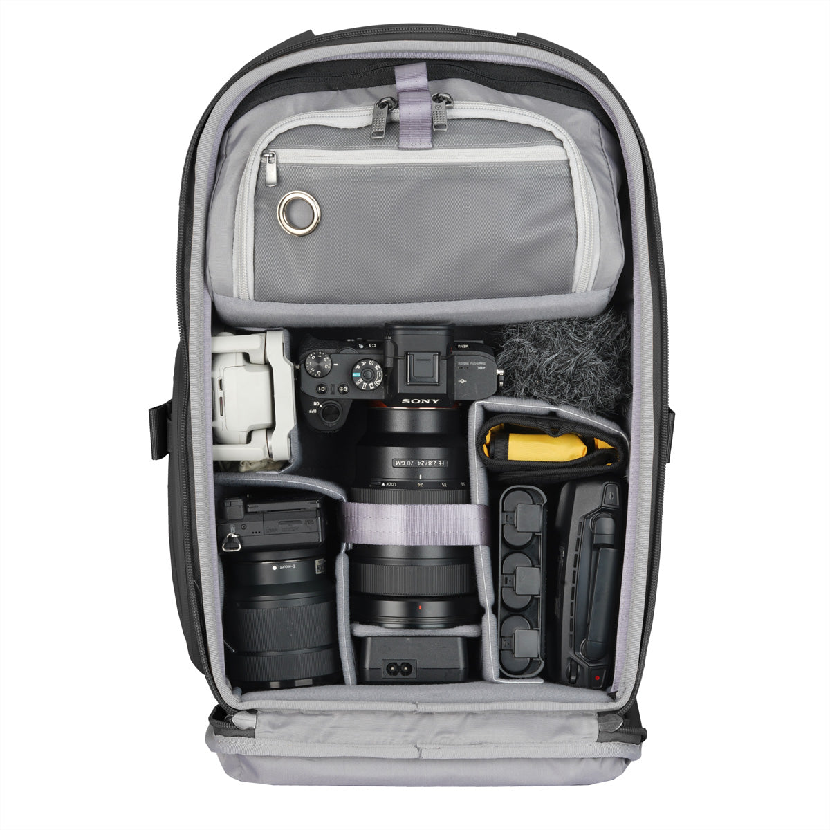 Vanguard VEO METRO B20L Fotorucksack – 20 l, 14" Laptopfach, 420 × 285 × 220 mm, 1,76 kg – Schwarz