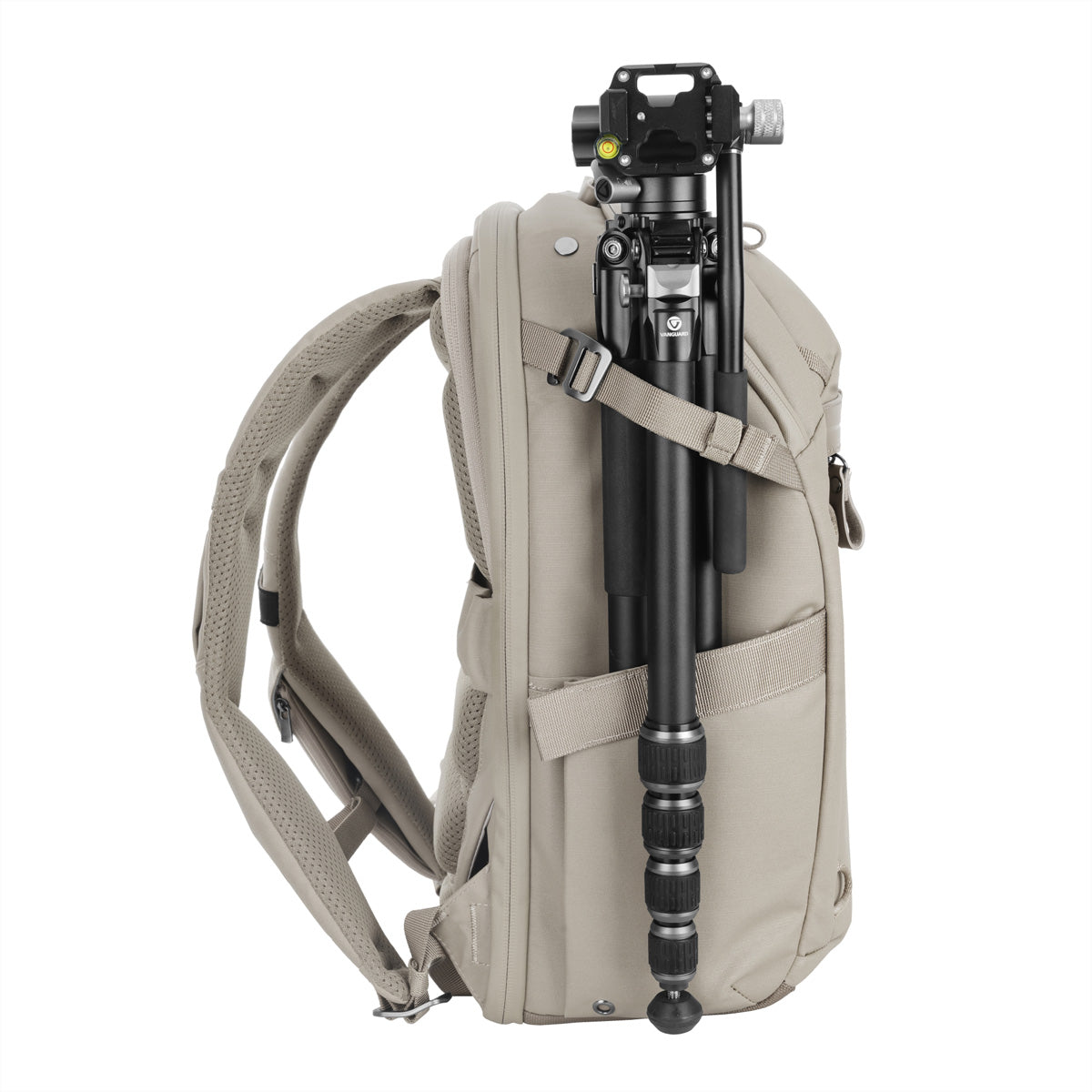 Vanguard VEO METRO B20L CM Fotorucksack – 20 Liter, für Laptops bis 14" – Beige – 420 × 285 × 220 mm