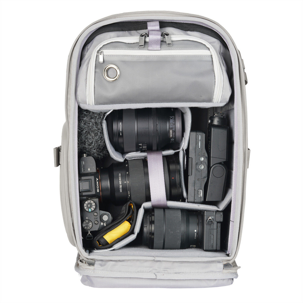 Vanguard VEO METRO B20L CM Fotorucksack – 20 Liter, für Laptops bis 14" – Beige – 420 × 285 × 220 mm