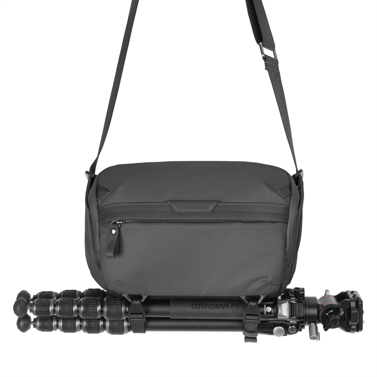 Vanguard VEO METRO S4L Schultertasche – 300D Polyester (DWR), 4 l – Schwarz