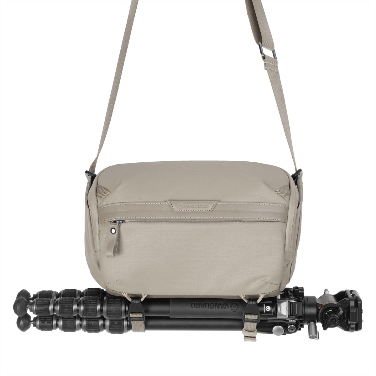 Vanguard VEO METRO S4L CM Schultertasche – 4 L, 290 × 175 × 145 mm – beige