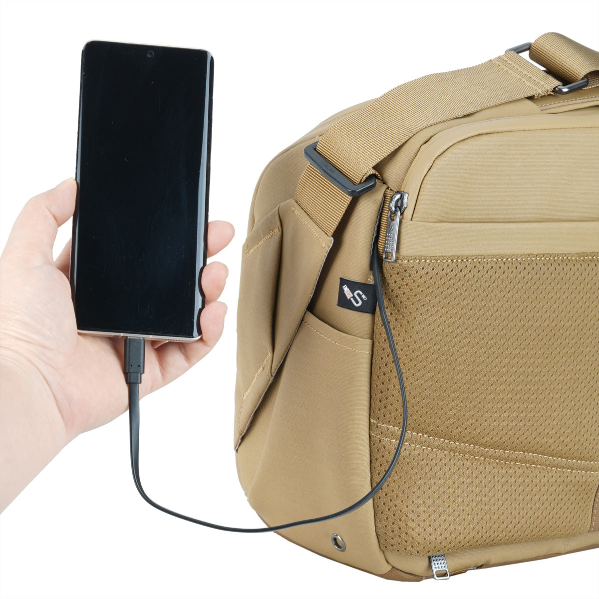 Vanguard VEO METRO S7L BG Schultertasche – 300D Polyester, Beige