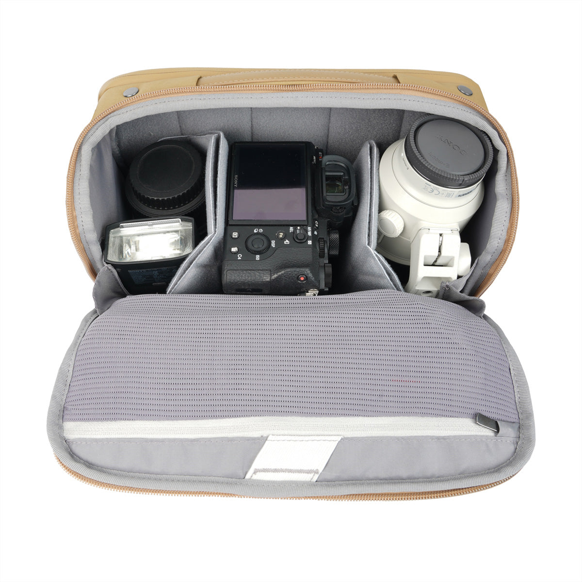 Vanguard VEO METRO S7L BG Schultertasche – 300D Polyester, Beige