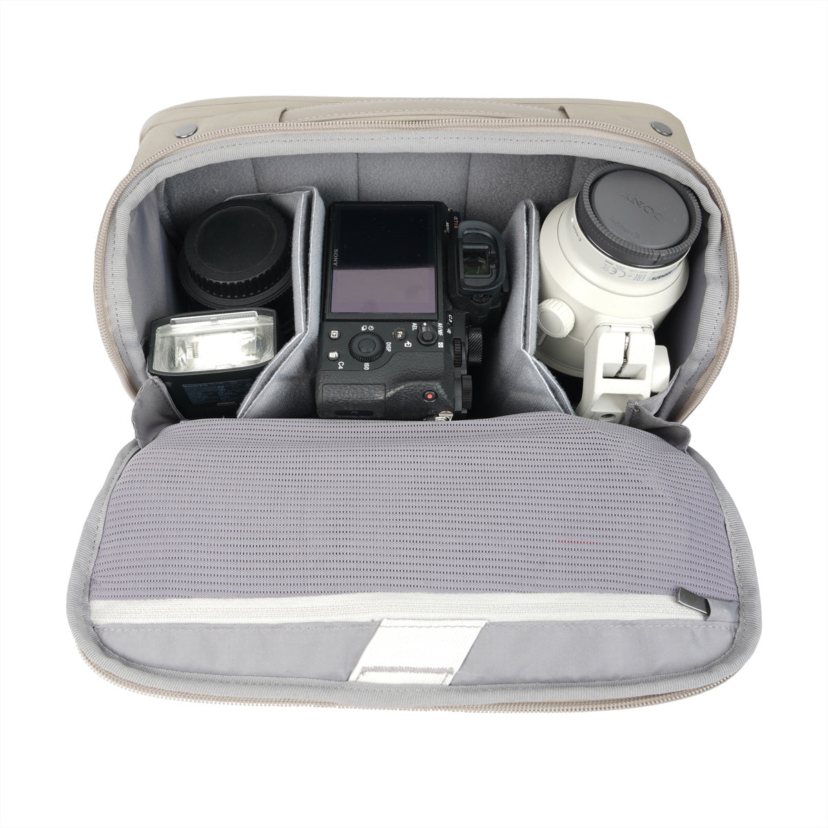 Vanguard VEO METRO S7L CM Schultertasche – 7 l, 325 × 240 × 165 mm – Beige