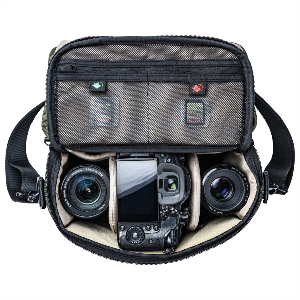 Vanguard VEO Select 22S Schultertasche – 230 × 270 × 170 mm, 0,76 kg – für 7,9" Tablet – Grün
