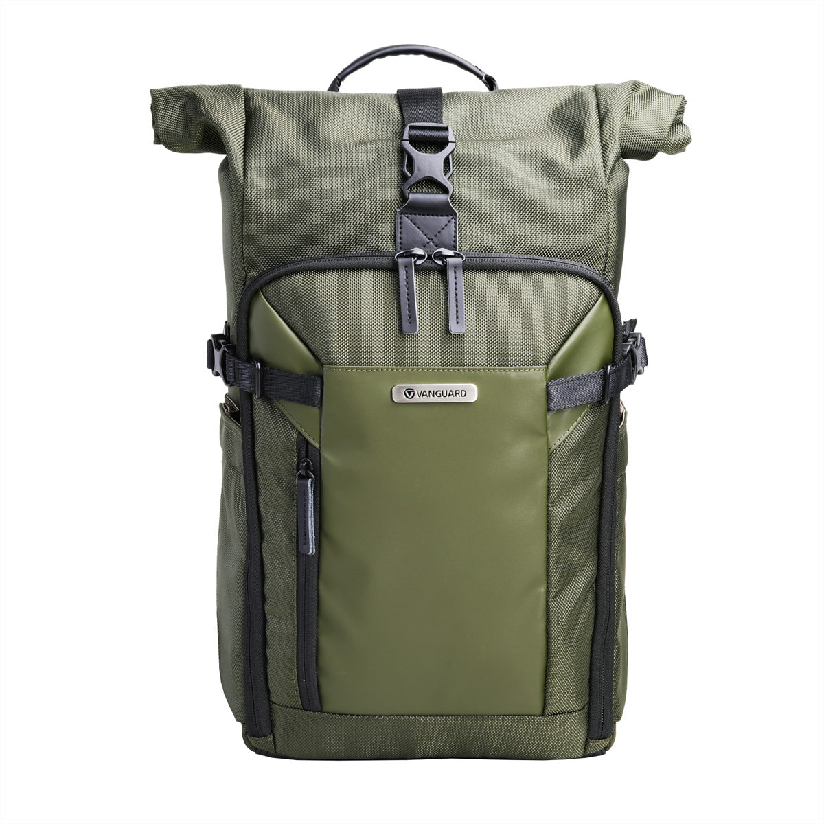 Vanguard VEO SELECT 43RBGR Fotorucksack – Rolltop, 55 l, Tabletfach bis 10,5", Stativtransport – Grün