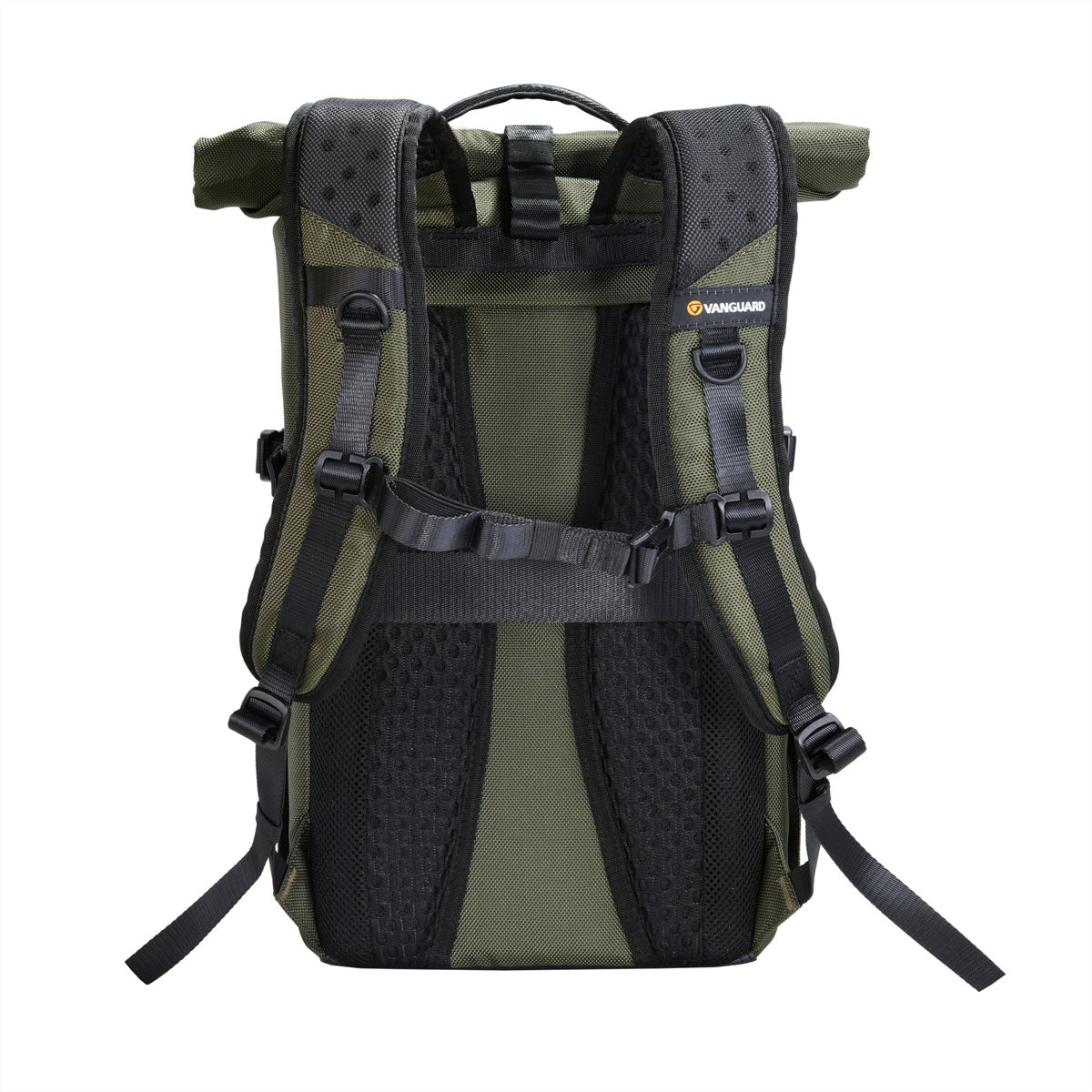 Vanguard VEO SELECT 43RBGR Fotorucksack – Rolltop, 55 l, Tabletfach bis 10,5", Stativtransport – Grün