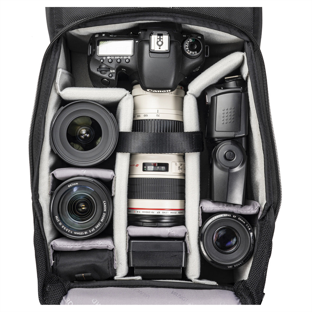 Vanguard VEO SELECT 43RBGR Fotorucksack – Rolltop, 55 l, Tabletfach bis 10,5", Stativtransport – Grün